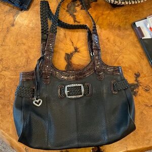 Brighton Pebbled Leather Purse Handbag